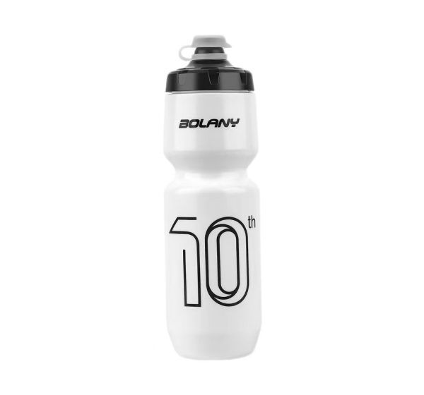 Bolany 750ml Sports Squeeze Water Bottle – Large Capacity Leak Proof Cycling Bottle, Quick Hydration Gym Bottle & Travel Bottle – Available In White New