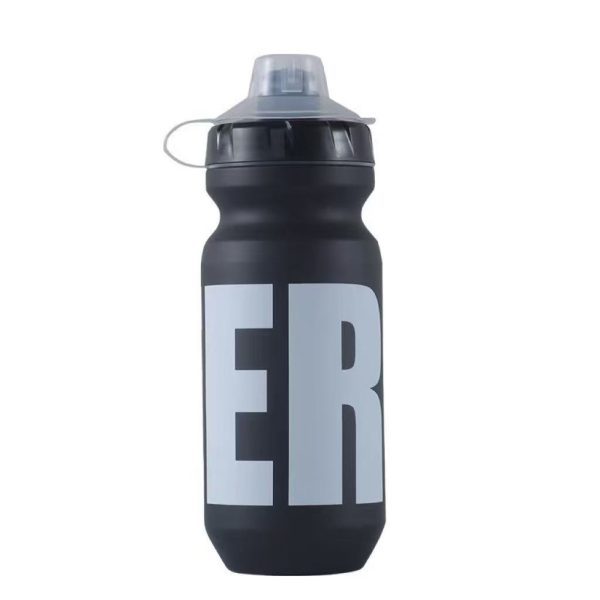 Bolany Squeeze Water Bottle – Leak Proof Sports Bottle For Cycling, Gym, Hiking & Outdoor Travel – Black