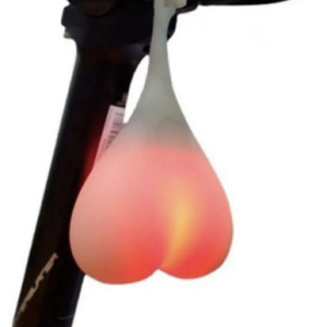 Bike Taillight Cycling Tail Ball Light Silicone Heart Shaped Back Warning Led Outdoor Waterproof Night Egg Lamp灯