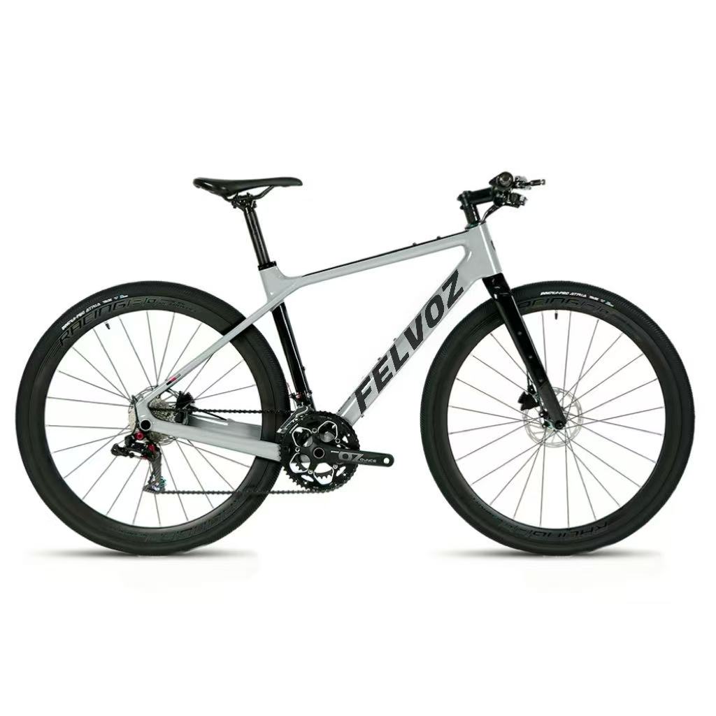 Cheetah 1 Carbon Fiber Gravel Road Bike灰