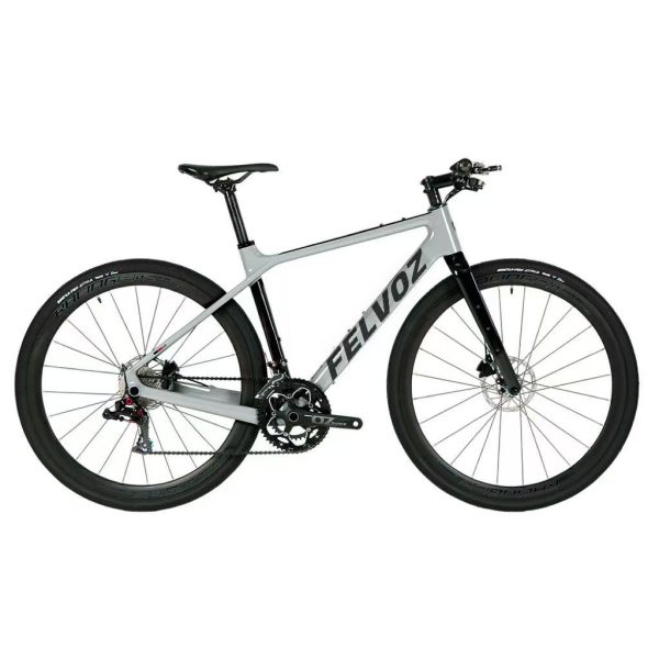 Cheetah 1 Carbon Fiber Gravel Road Bike灰