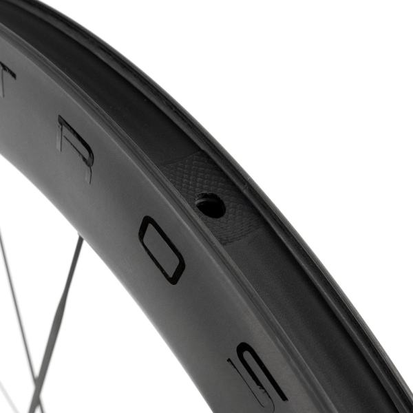 Retrospec Rs H280 700c Carbon Road Bike Wheelset, 58mm Carbon Rim With Carbon Spokes, 54t Ratchet Hub, Center Lock Disc, Tubeless Ready Lightweight 1230g Pair展示2