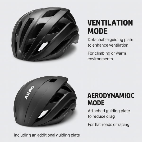 West Biking Cycling Helmet With Extra Aero Cover – Lightweight, Breathable Road & Mountain Bike Helmet介绍图